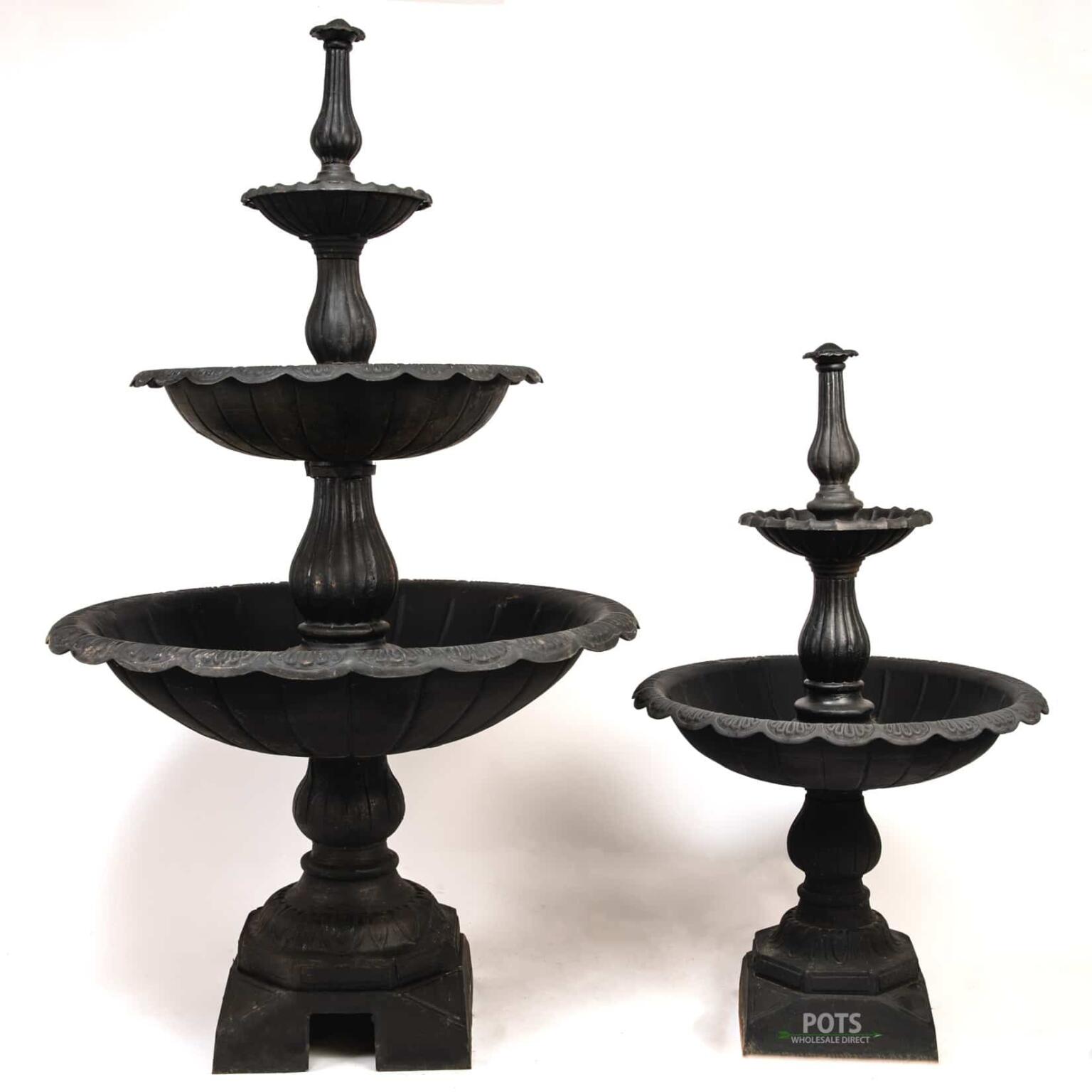 Tiered Cast Iron Fountain Wentworth Falls Pots