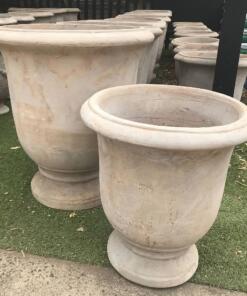 Antique Terracotta Plain Anduze Urn Garden Pot