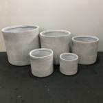 Metro Cylidner White Wash pot ranges