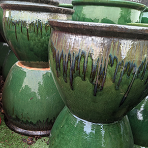 South China Glaze Ceramic Garden Pots and Planters