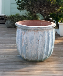 Ancient Fluted Planter Garden Pots