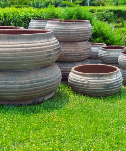 Ancient Seedpod Garden Pots