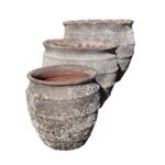 Pompeii Hive Jar planter with sculptural form and rustic volcanic texture, perfect for indoor or outdoor décor.