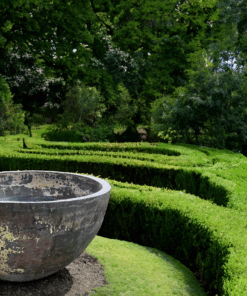 A beautifully handcrafted Grand Garden Bowl with a wide, large-profile shape and a unique textured finish. Made from durable, weather-resistant materials, this rustic yet elegant planter is ideal for succulents, tropical trees, or floral garden arrangements. Its timeless design suits both indoor and outdoor spaces. Available for delivery across Australia, including Sydney and the Blue Mountains.
